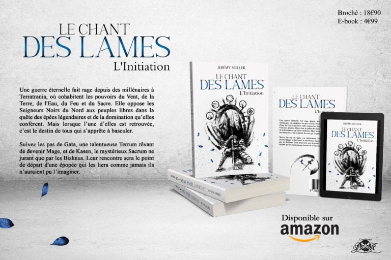 Présentation du tome 1 du Chant des Lames sur Amazon